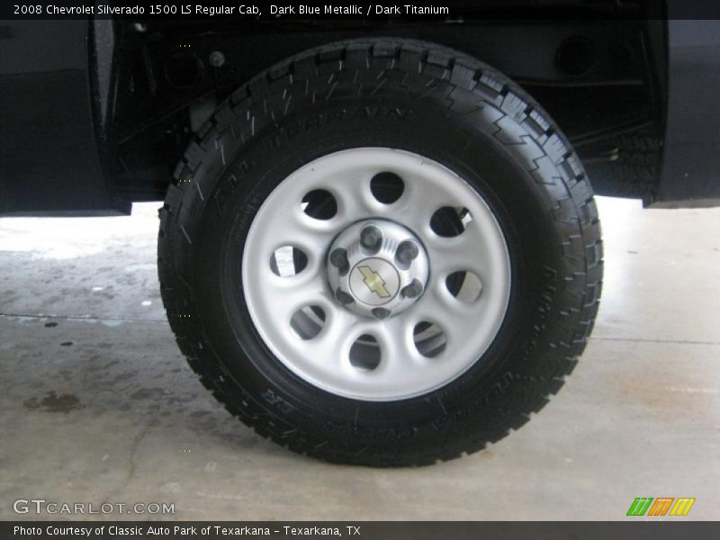 Dark Blue Metallic / Dark Titanium 2008 Chevrolet Silverado 1500 LS Regular Cab