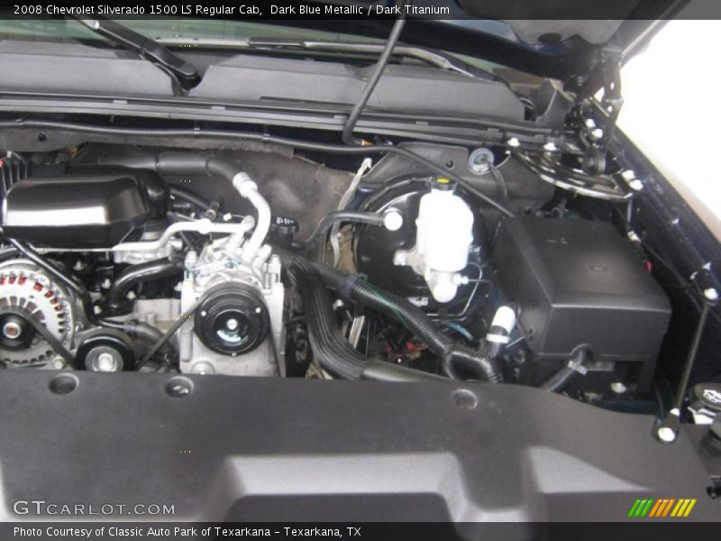 Dark Blue Metallic / Dark Titanium 2008 Chevrolet Silverado 1500 LS Regular Cab
