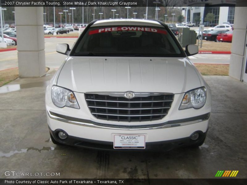 Stone White / Dark Khaki/Light Graystone 2007 Chrysler Pacifica Touring