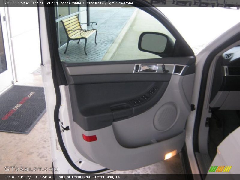 Stone White / Dark Khaki/Light Graystone 2007 Chrysler Pacifica Touring