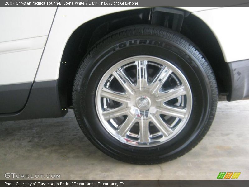 Stone White / Dark Khaki/Light Graystone 2007 Chrysler Pacifica Touring