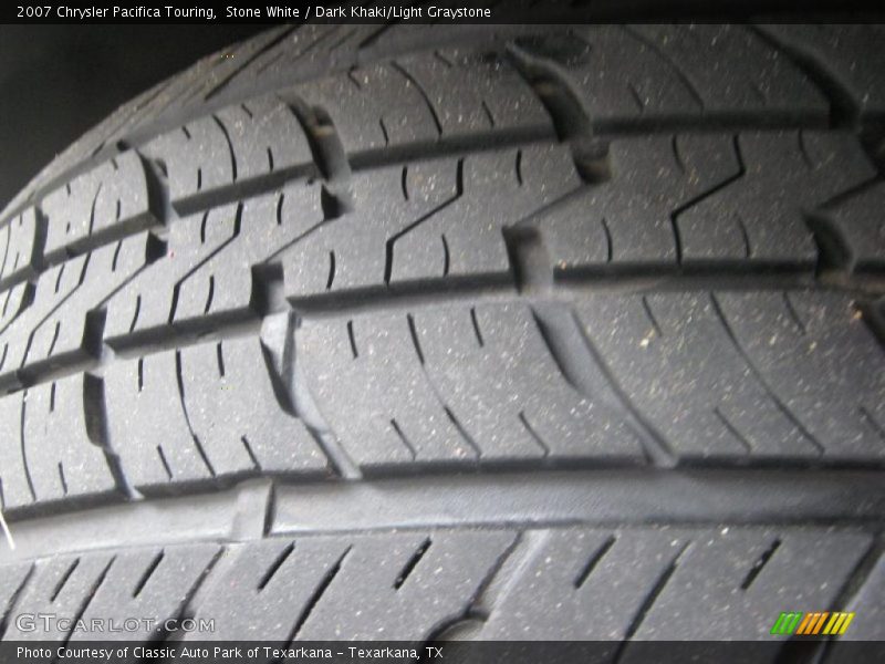 Stone White / Dark Khaki/Light Graystone 2007 Chrysler Pacifica Touring