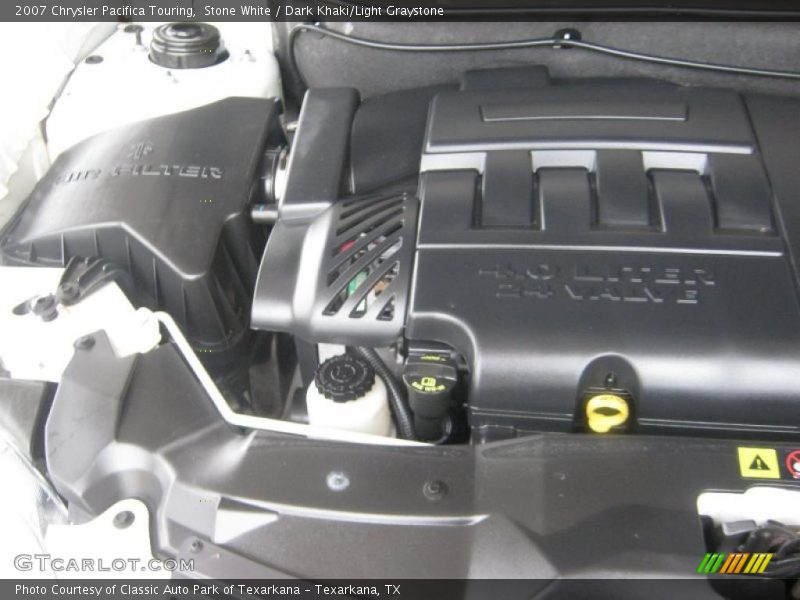 Stone White / Dark Khaki/Light Graystone 2007 Chrysler Pacifica Touring