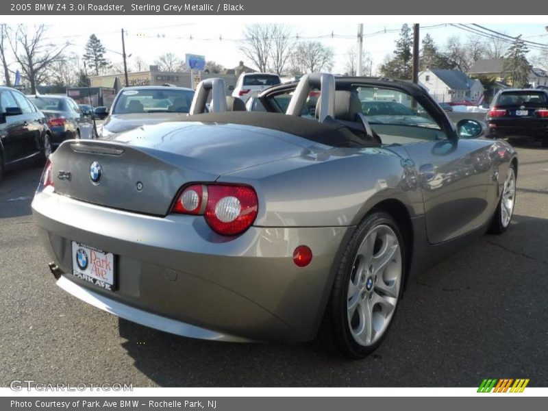 Sterling Grey Metallic / Black 2005 BMW Z4 3.0i Roadster