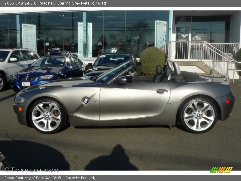 Sterling Grey Metallic / Black 2005 BMW Z4 3.0i Roadster