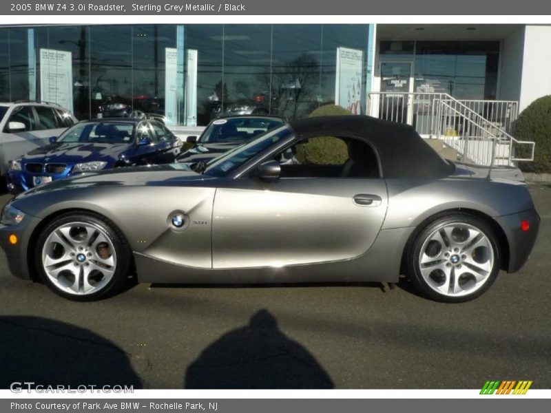 Sterling Grey Metallic / Black 2005 BMW Z4 3.0i Roadster