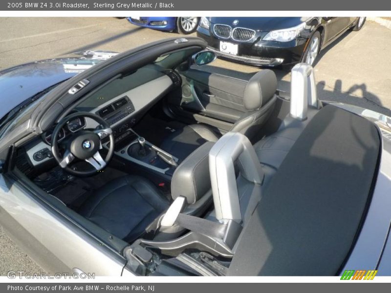 Sterling Grey Metallic / Black 2005 BMW Z4 3.0i Roadster
