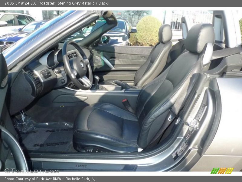Sterling Grey Metallic / Black 2005 BMW Z4 3.0i Roadster