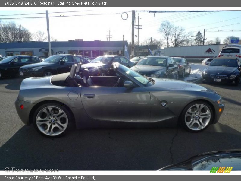 Sterling Grey Metallic / Black 2005 BMW Z4 3.0i Roadster