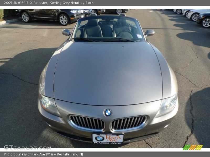 Sterling Grey Metallic / Black 2005 BMW Z4 3.0i Roadster
