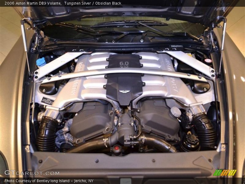 Tungsten Silver / Obsidian Black 2006 Aston Martin DB9 Volante