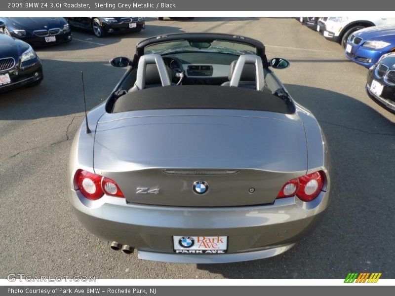 Sterling Grey Metallic / Black 2005 BMW Z4 3.0i Roadster
