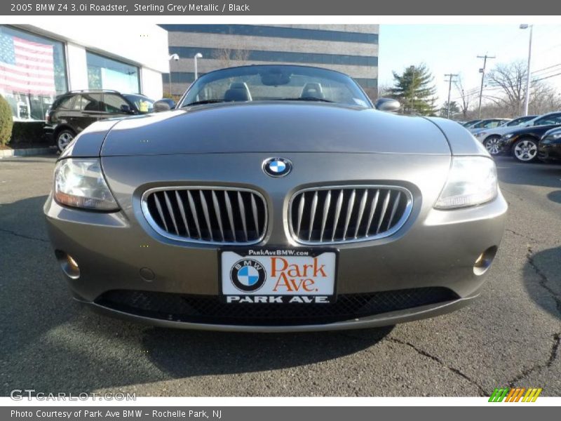 Sterling Grey Metallic / Black 2005 BMW Z4 3.0i Roadster