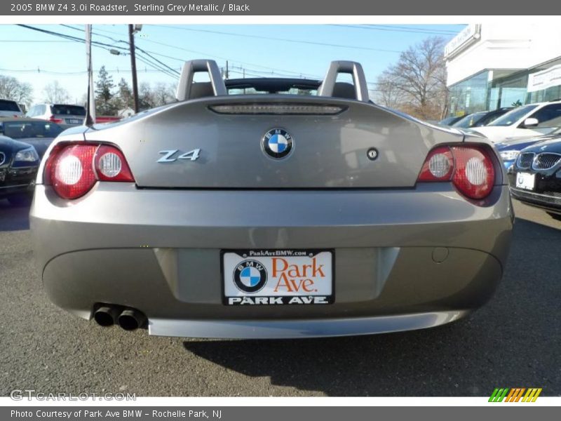 Sterling Grey Metallic / Black 2005 BMW Z4 3.0i Roadster