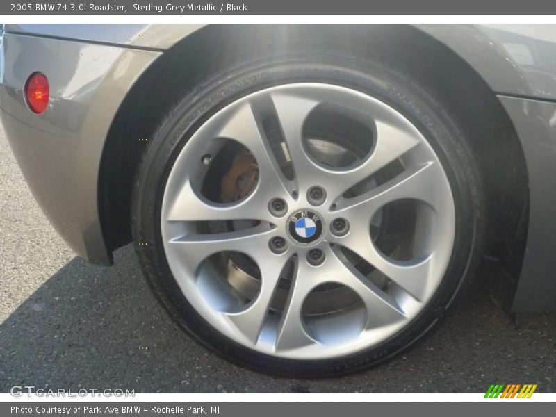 Sterling Grey Metallic / Black 2005 BMW Z4 3.0i Roadster