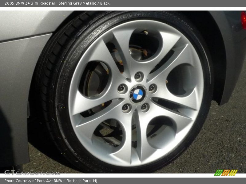Sterling Grey Metallic / Black 2005 BMW Z4 3.0i Roadster