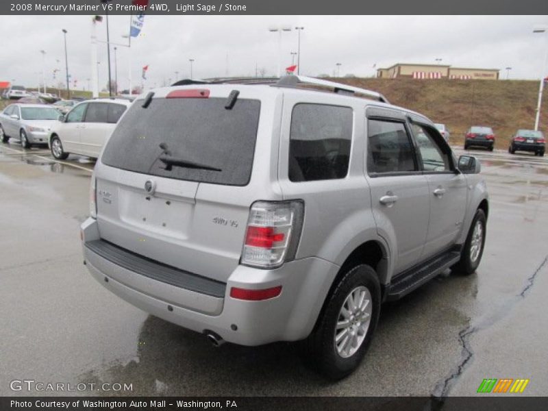 Light Sage / Stone 2008 Mercury Mariner V6 Premier 4WD
