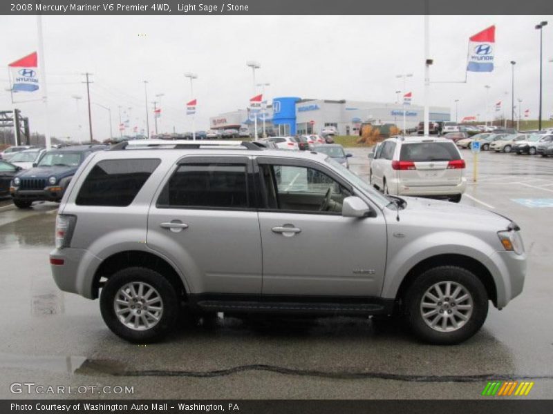 Light Sage / Stone 2008 Mercury Mariner V6 Premier 4WD