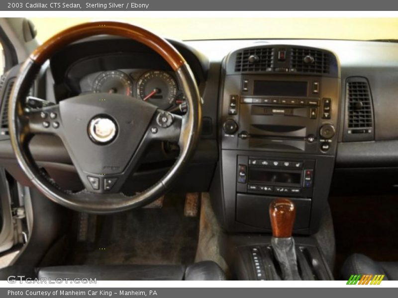 Sterling Silver / Ebony 2003 Cadillac CTS Sedan