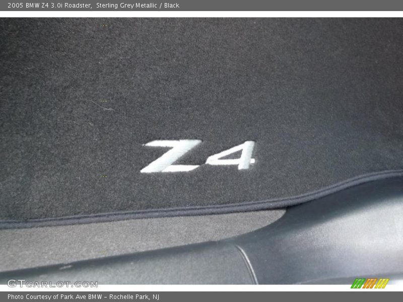 Sterling Grey Metallic / Black 2005 BMW Z4 3.0i Roadster