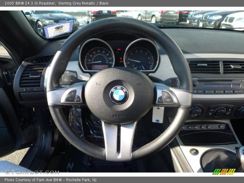 Sterling Grey Metallic / Black 2005 BMW Z4 3.0i Roadster
