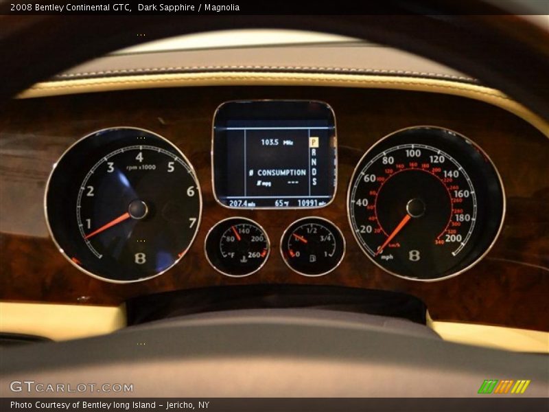  2008 Continental GTC   Gauges