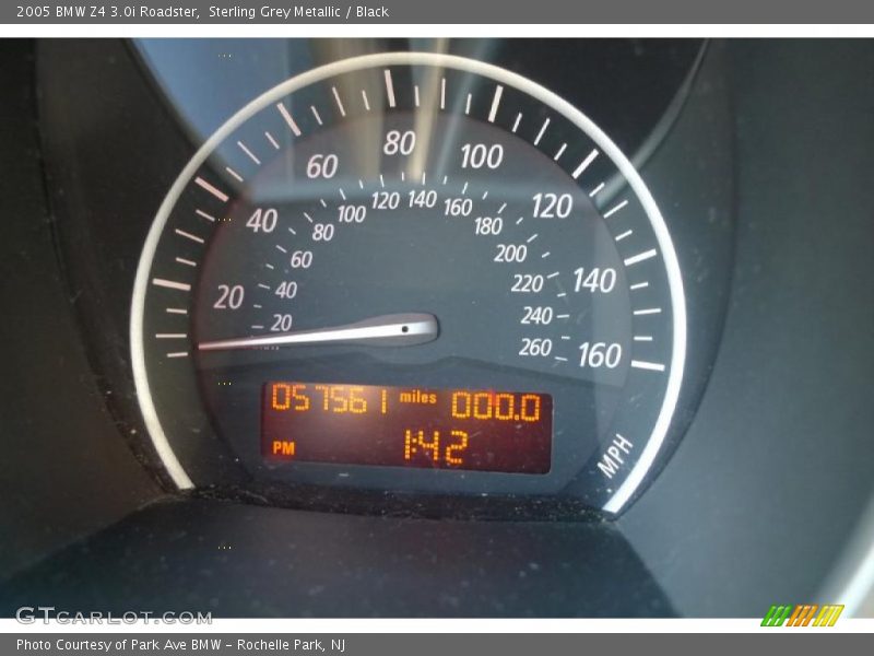 Sterling Grey Metallic / Black 2005 BMW Z4 3.0i Roadster