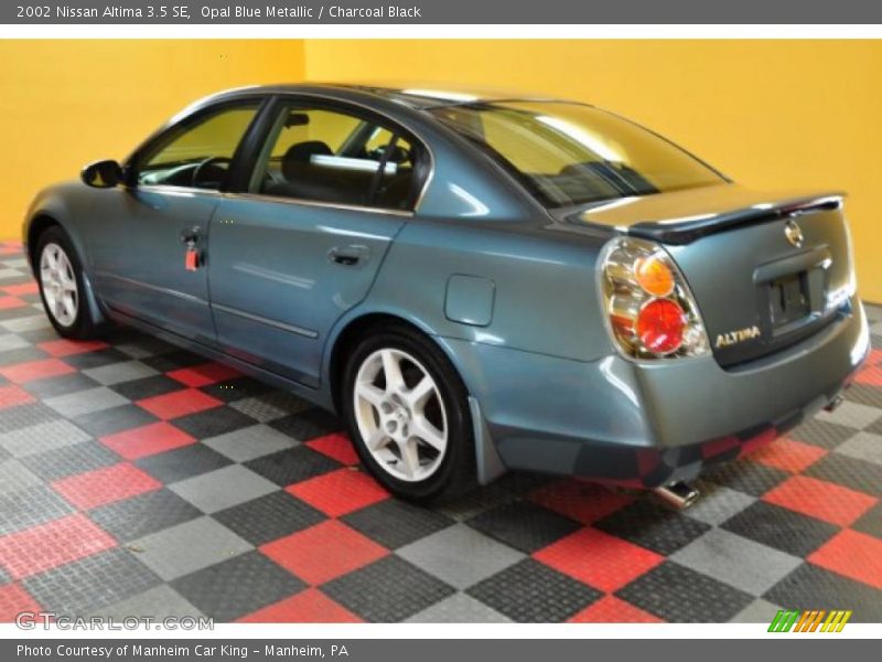 Opal Blue Metallic / Charcoal Black 2002 Nissan Altima 3.5 SE