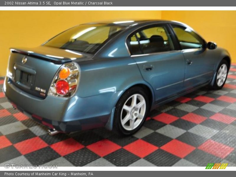Opal Blue Metallic / Charcoal Black 2002 Nissan Altima 3.5 SE