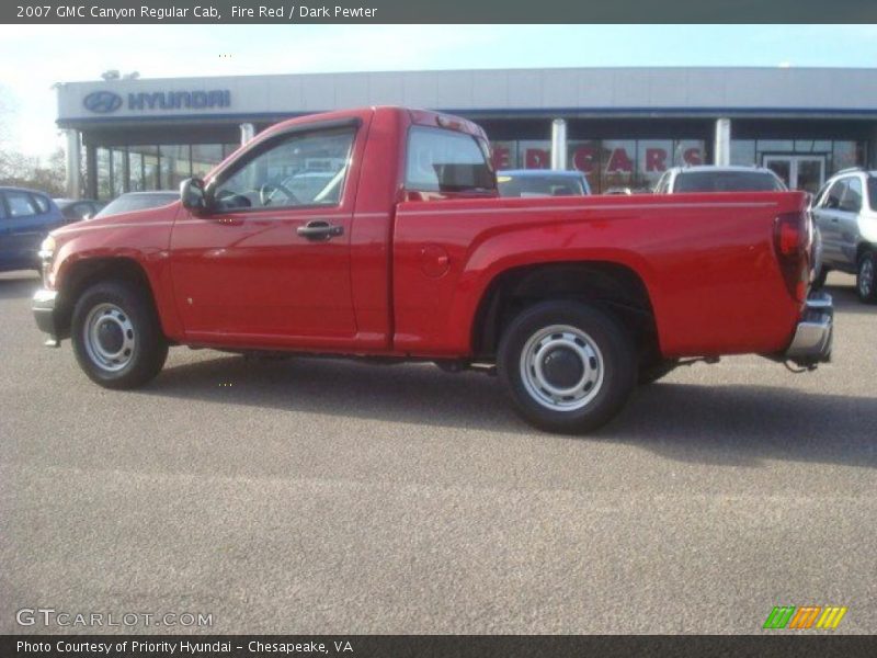 Fire Red / Dark Pewter 2007 GMC Canyon Regular Cab