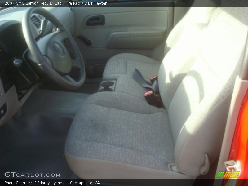 Fire Red / Dark Pewter 2007 GMC Canyon Regular Cab