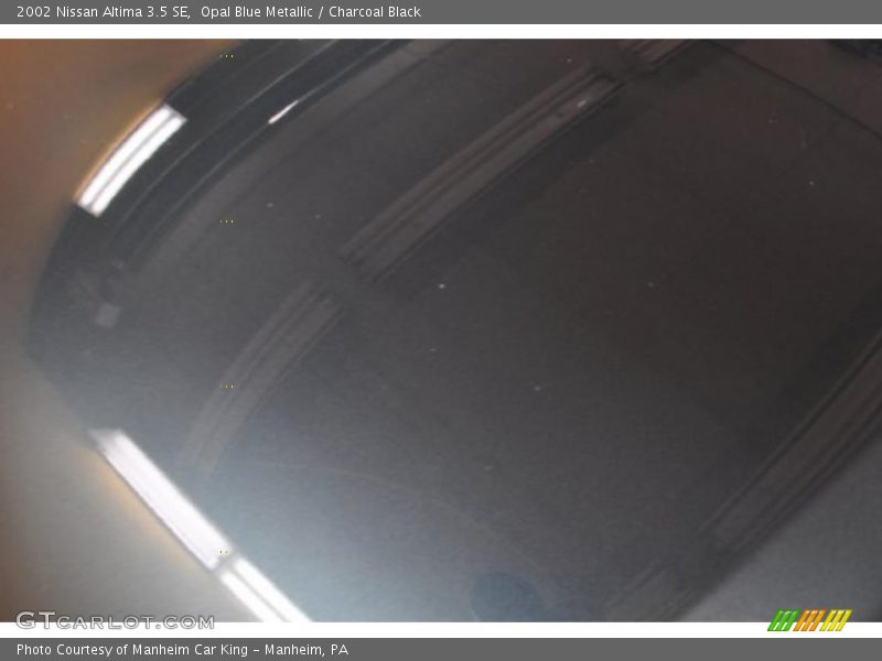 Opal Blue Metallic / Charcoal Black 2002 Nissan Altima 3.5 SE