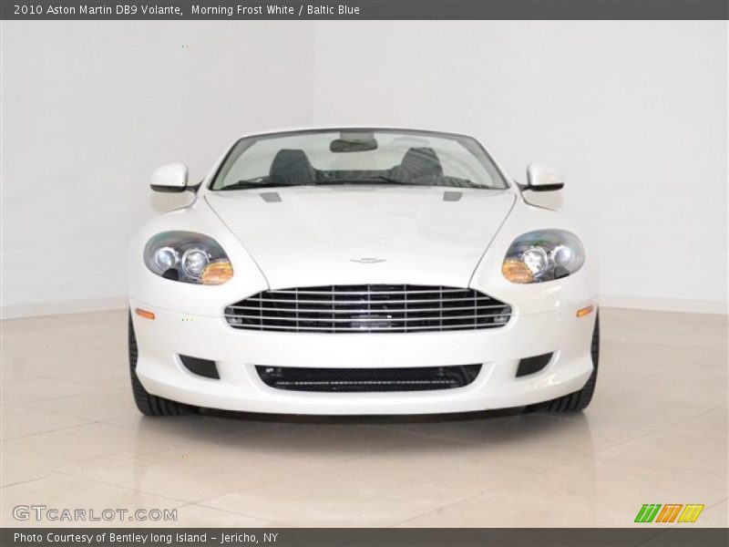 Morning Frost White / Baltic Blue 2010 Aston Martin DB9 Volante