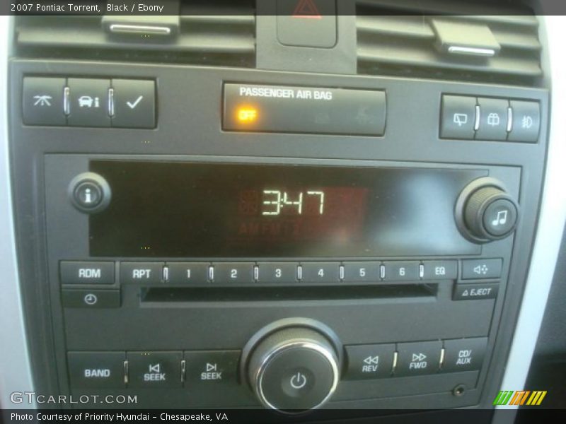 Black / Ebony 2007 Pontiac Torrent