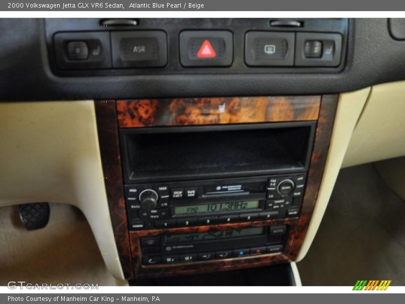 Atlantic Blue Pearl / Beige 2000 Volkswagen Jetta GLX VR6 Sedan