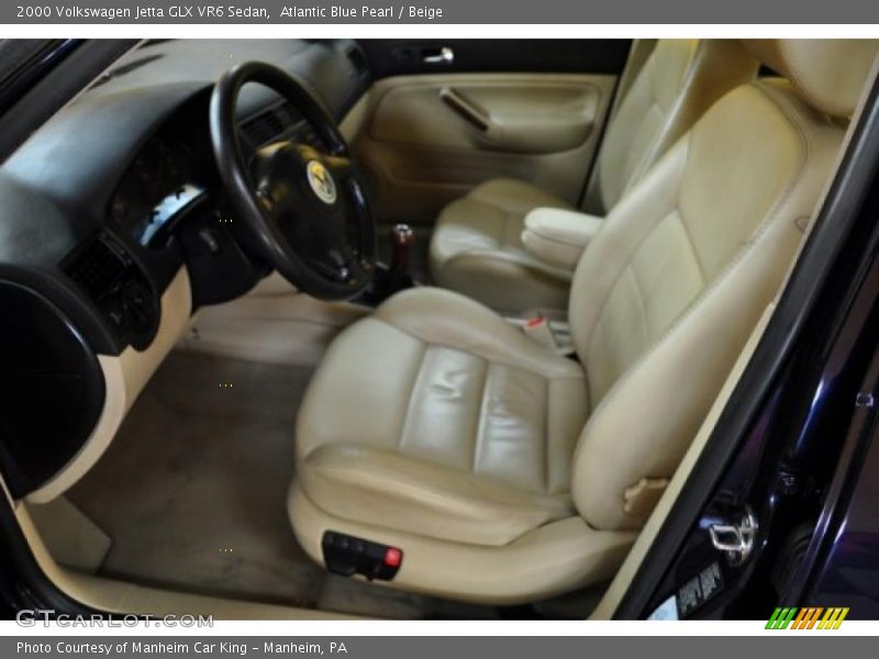 Atlantic Blue Pearl / Beige 2000 Volkswagen Jetta GLX VR6 Sedan