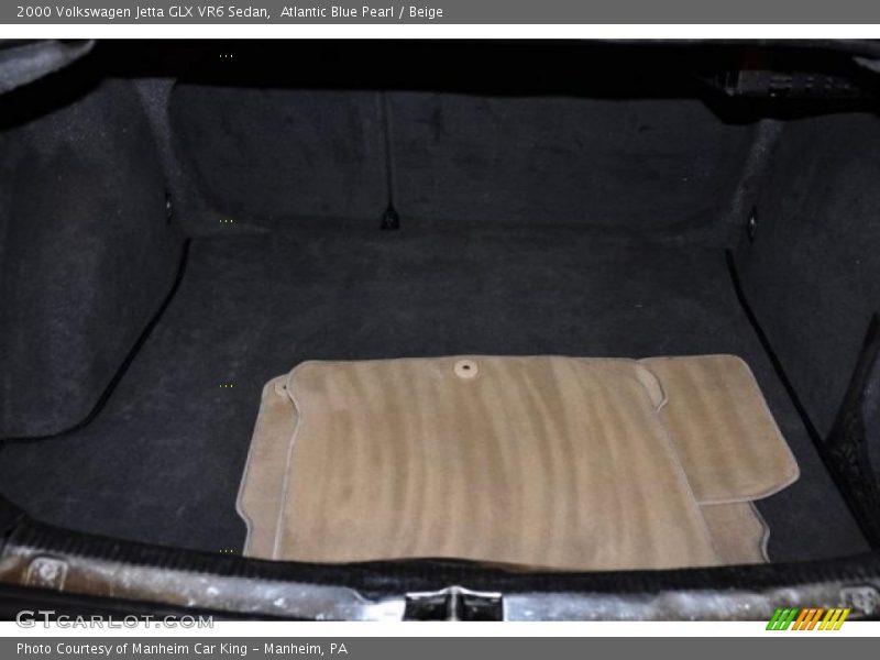 Atlantic Blue Pearl / Beige 2000 Volkswagen Jetta GLX VR6 Sedan