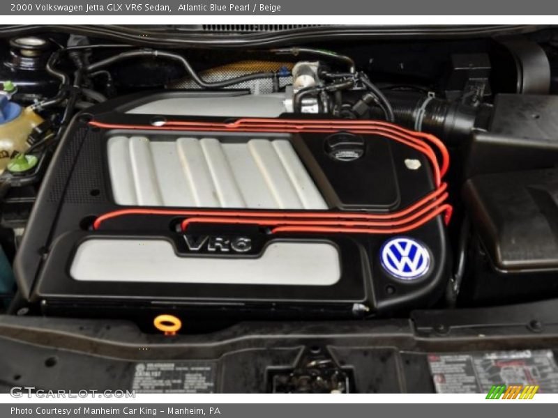 Atlantic Blue Pearl / Beige 2000 Volkswagen Jetta GLX VR6 Sedan
