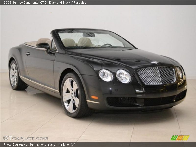 Diamond Black / Porpoise 2008 Bentley Continental GTC