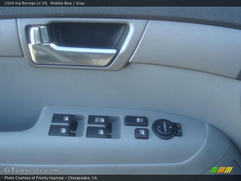 Midnite Blue / Gray 2009 Kia Borrego LX V6