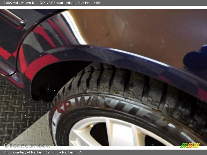 Atlantic Blue Pearl / Beige 2000 Volkswagen Jetta GLX VR6 Sedan