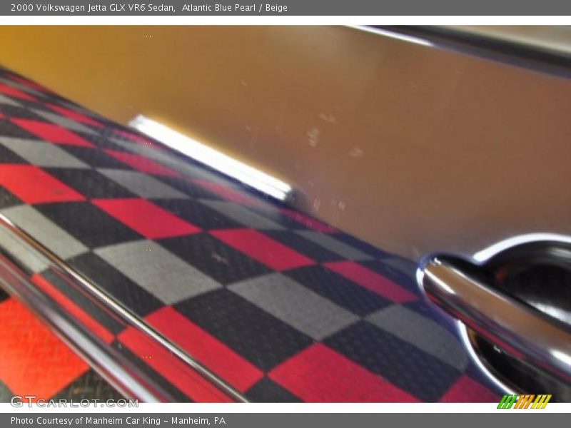 Atlantic Blue Pearl / Beige 2000 Volkswagen Jetta GLX VR6 Sedan