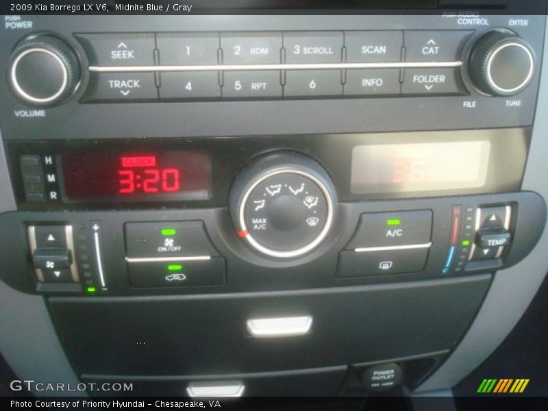 Midnite Blue / Gray 2009 Kia Borrego LX V6