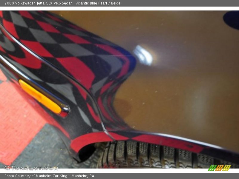 Atlantic Blue Pearl / Beige 2000 Volkswagen Jetta GLX VR6 Sedan