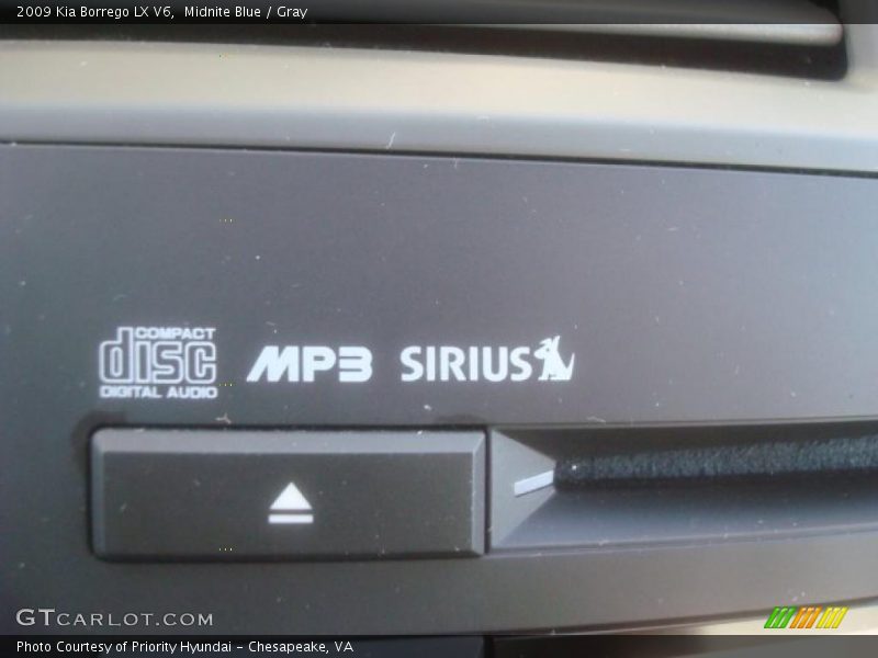 Midnite Blue / Gray 2009 Kia Borrego LX V6