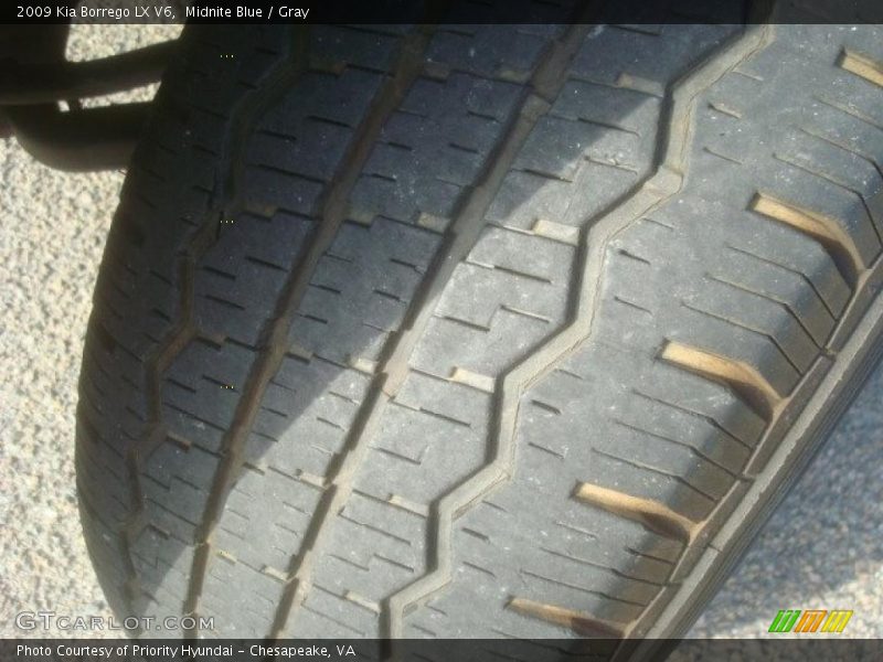 Midnite Blue / Gray 2009 Kia Borrego LX V6