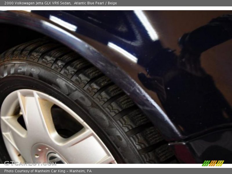 Atlantic Blue Pearl / Beige 2000 Volkswagen Jetta GLX VR6 Sedan