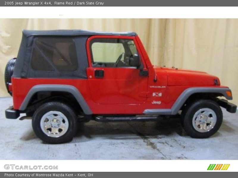 Flame Red / Dark Slate Gray 2005 Jeep Wrangler X 4x4
