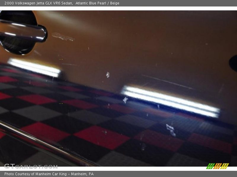 Atlantic Blue Pearl / Beige 2000 Volkswagen Jetta GLX VR6 Sedan