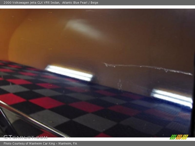 Atlantic Blue Pearl / Beige 2000 Volkswagen Jetta GLX VR6 Sedan